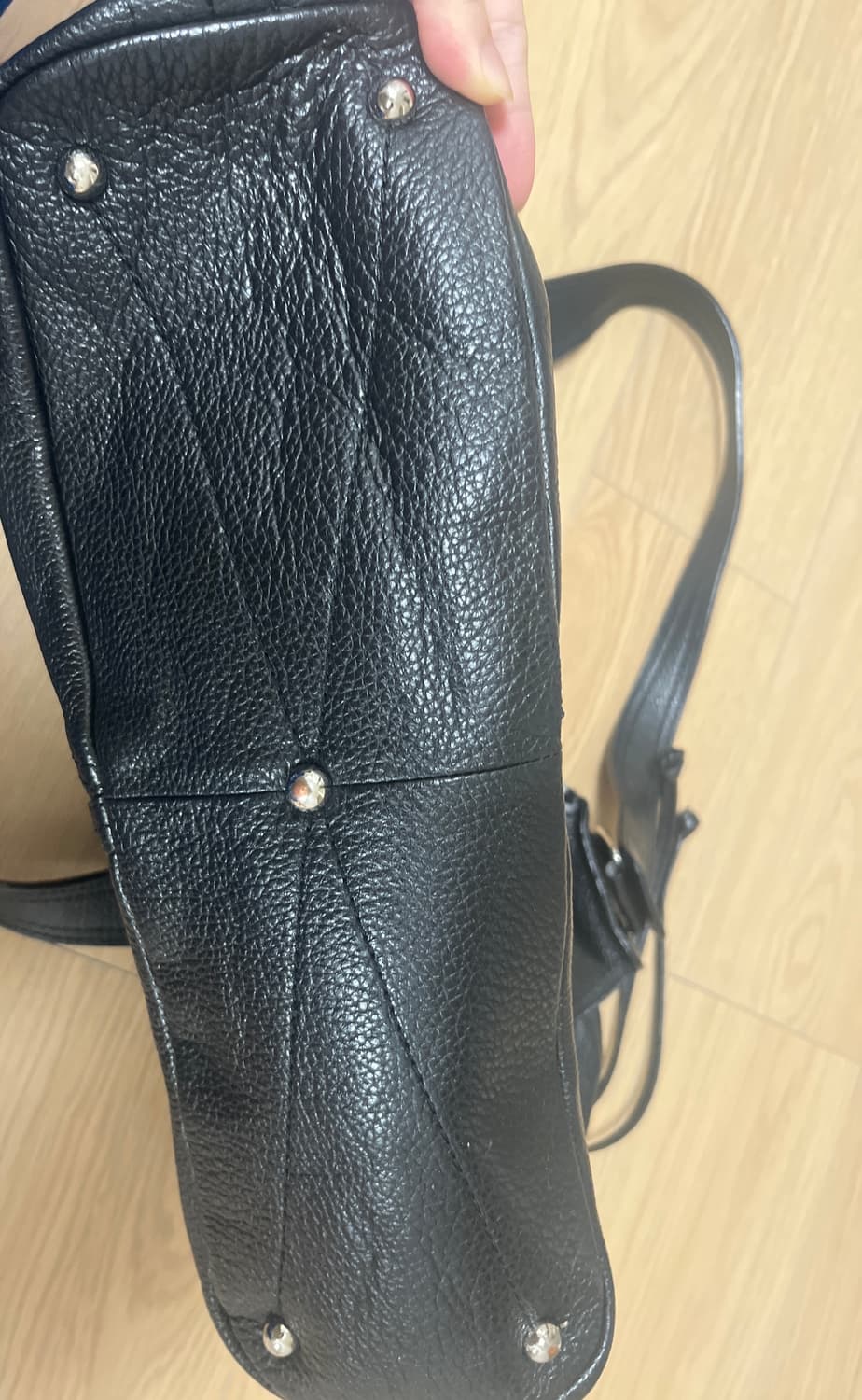 브레알 빈티지 천연 가죽 가방 블랙 상품이미지8