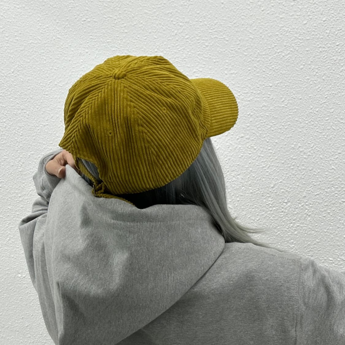 나이키 코듀로이 옐로우 볼캡 상품이미지3