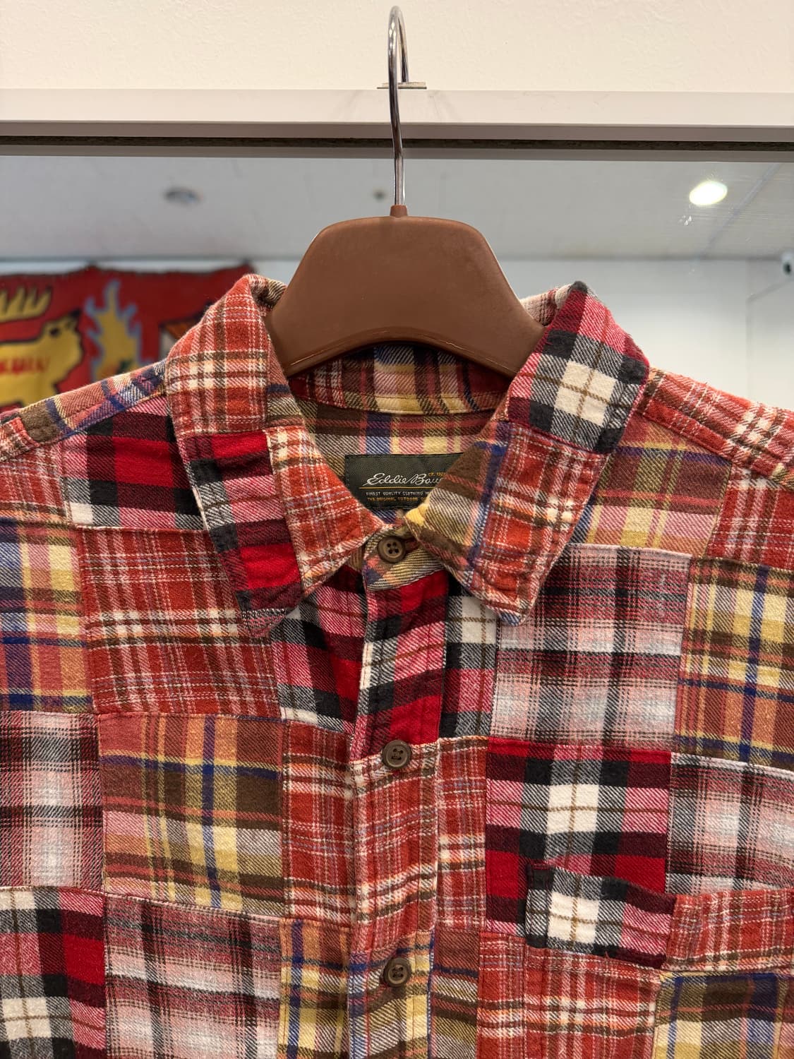 Eddie Bauer 에디바우어 플란넬 패치워크 셔츠 상품이미지2