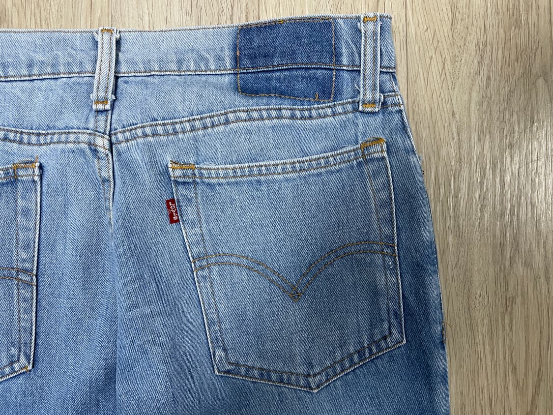 32) 80's 리바이스 재팬 505 연청워싱 데님팬츠 상품이미지9