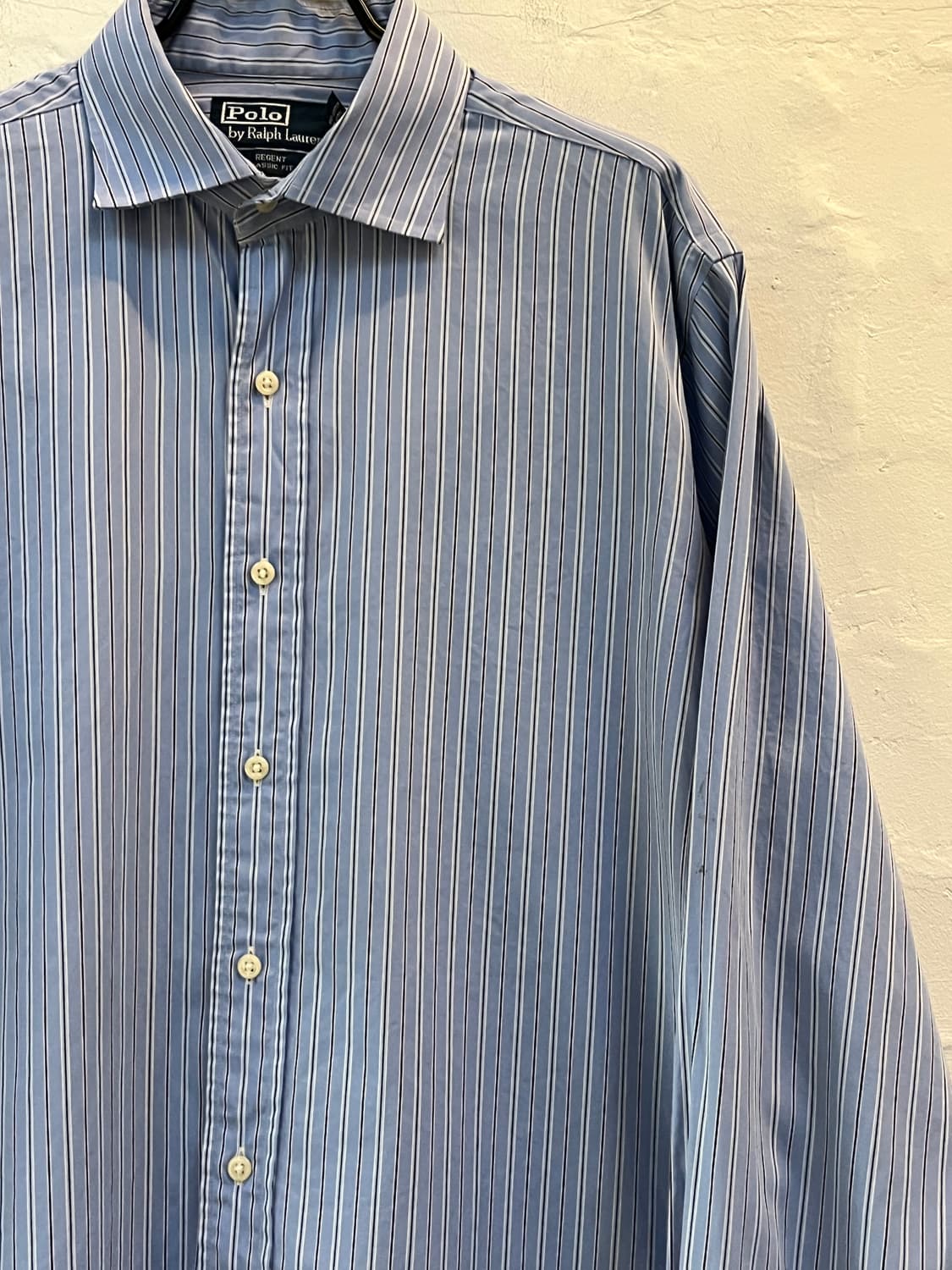 Polo by Ralph Lauren 블루 스트라이프 셔츠 L 상품이미지3