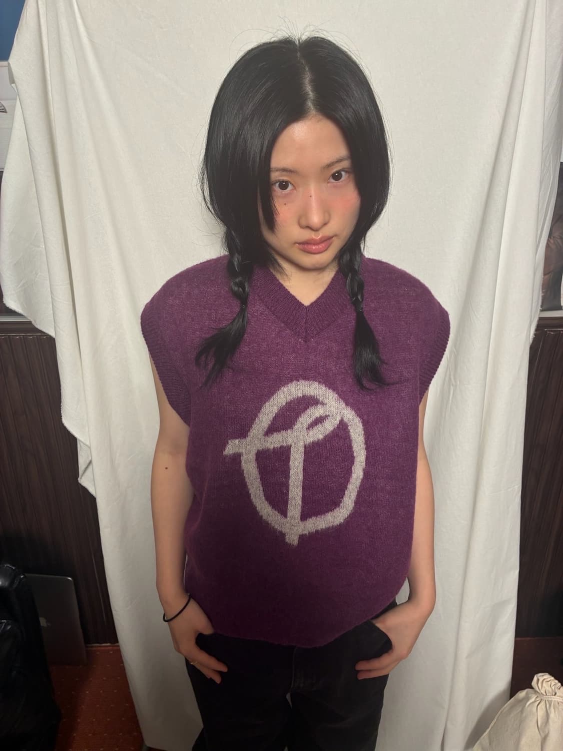 OPEN YY sweater vest 상품이미지2