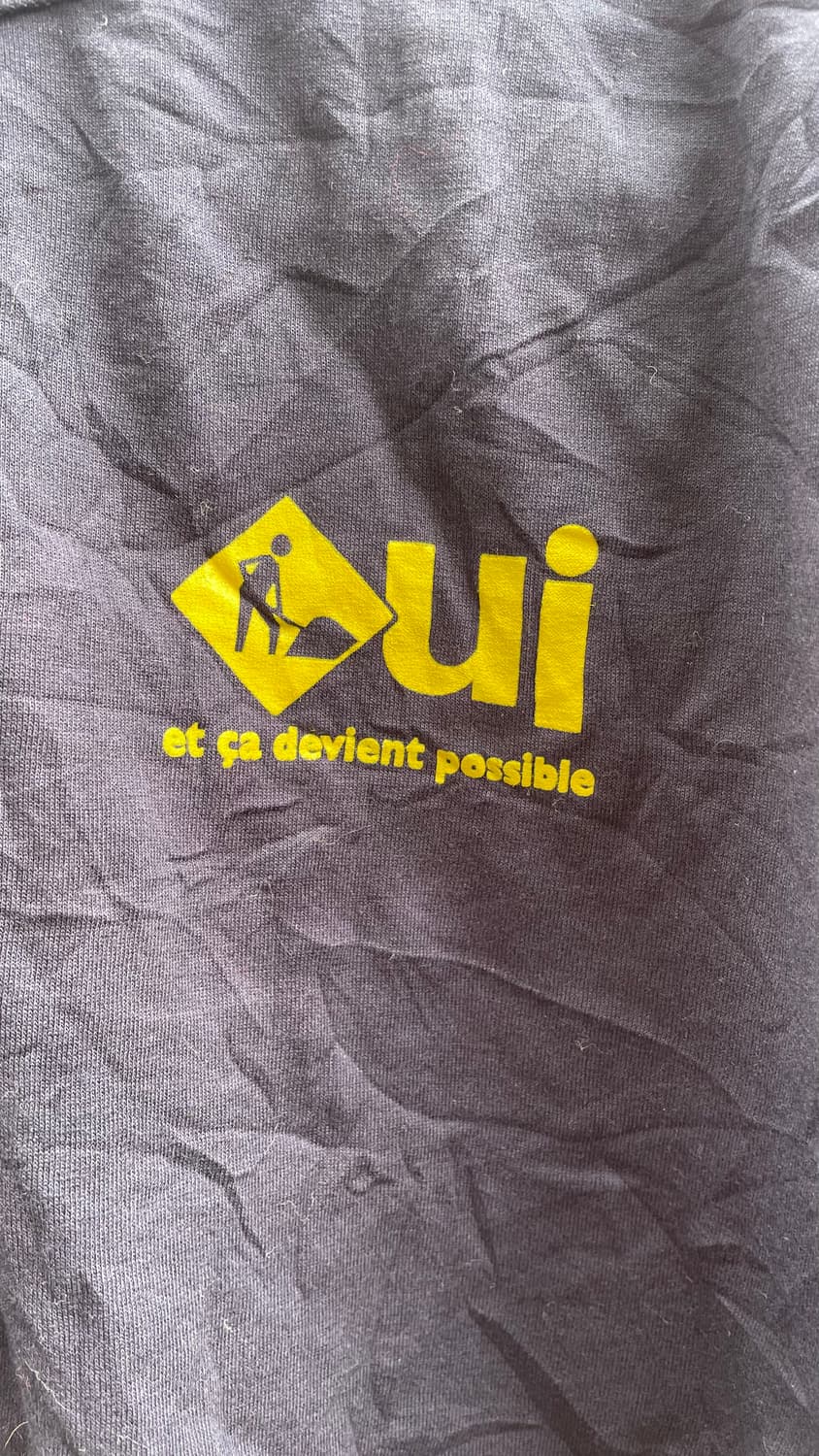 UI 프린팅 반팔 티셔츠 네이비 상품이미지3