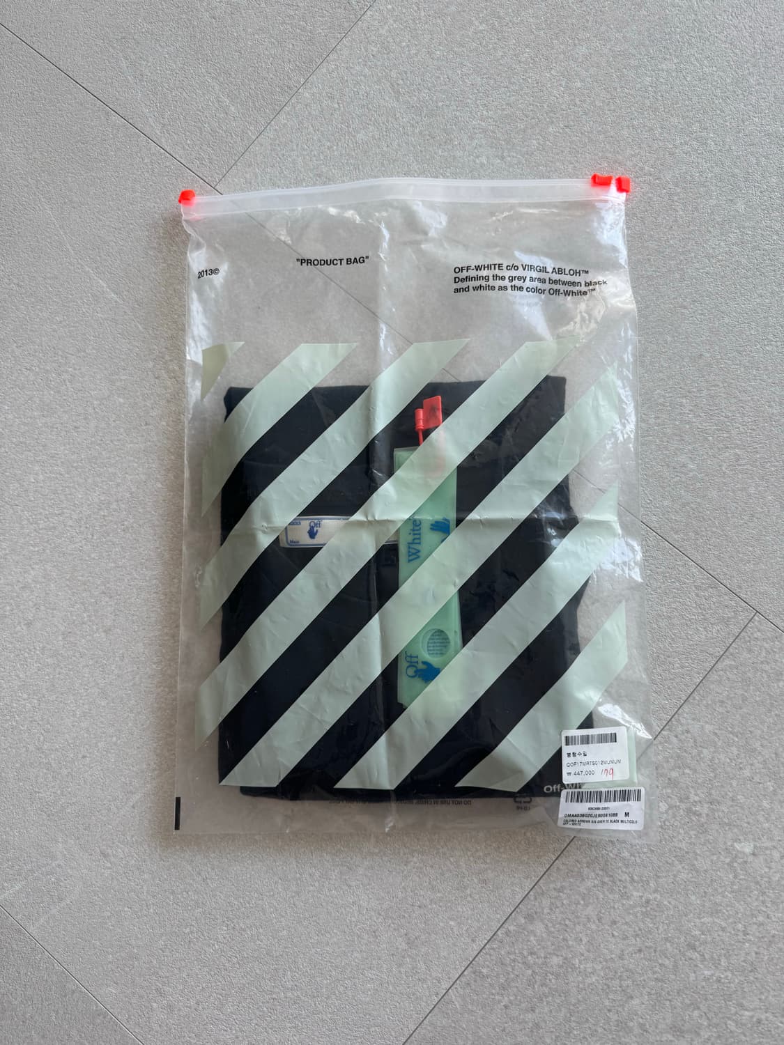 오프화이트 유화 반팔 m사이즈 상품이미지2