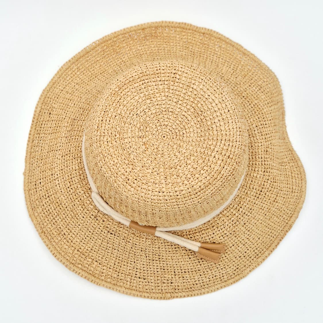 헬렌카민스키 라피아 내추럴 브림햇 모자 상품이미지5