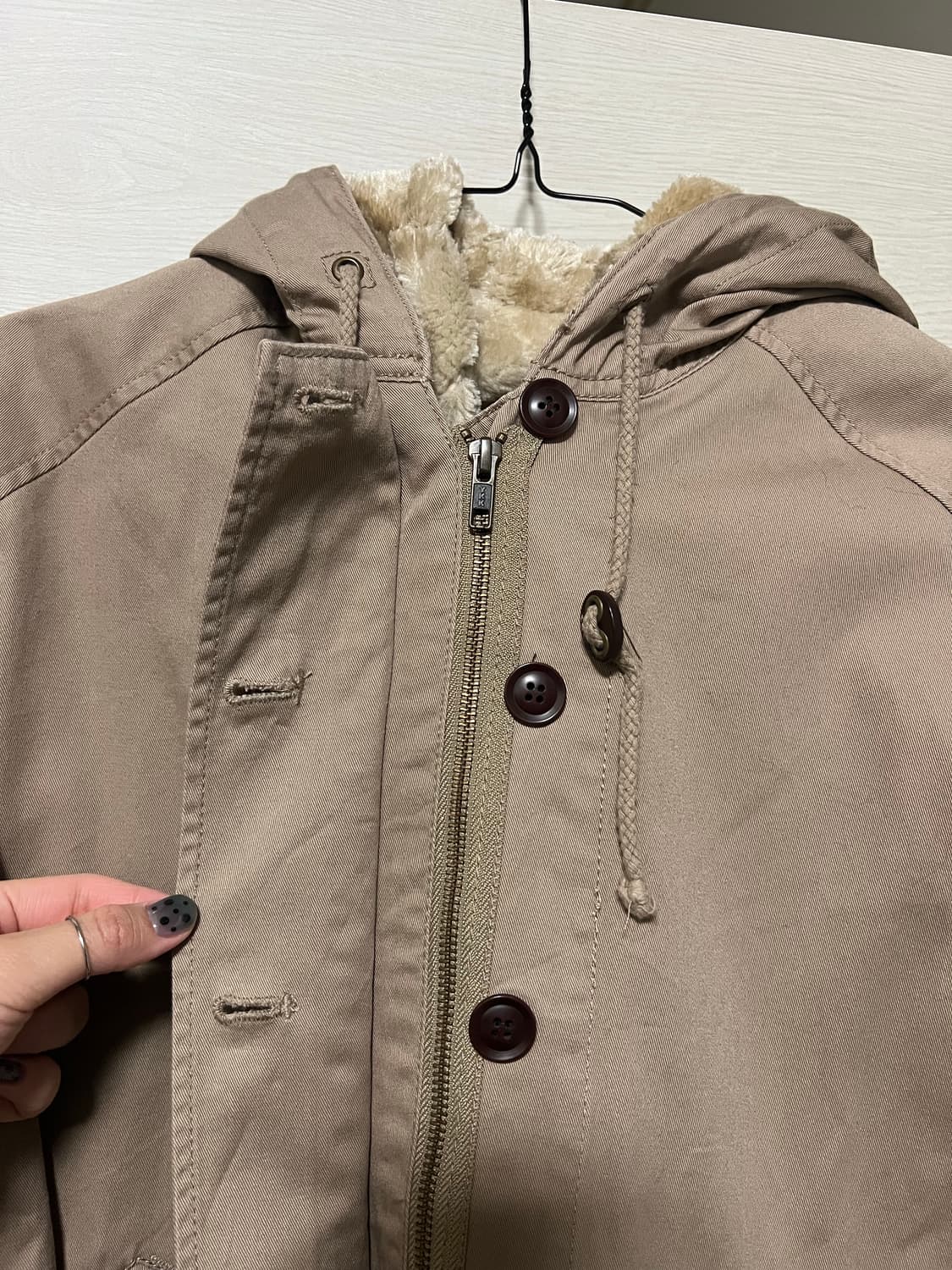 로리즈팜 퍼 케이프 모리걸 야상 lowrys farm  상품이미지4