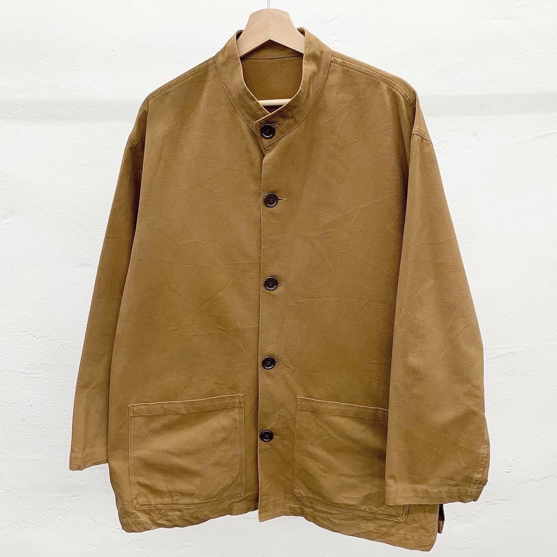 빔즈 블루라벨 브라운 오버 셔츠 자켓  상품이미지1