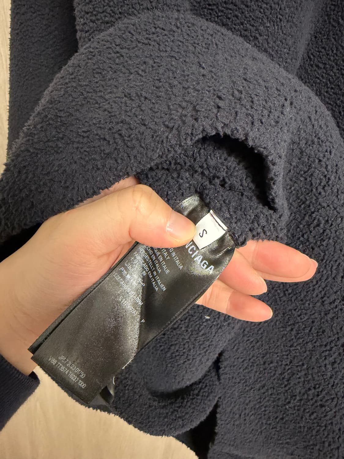 [S] 발렌시아가x스키컬렉션 하프집업니트 블랙 상품이미지3