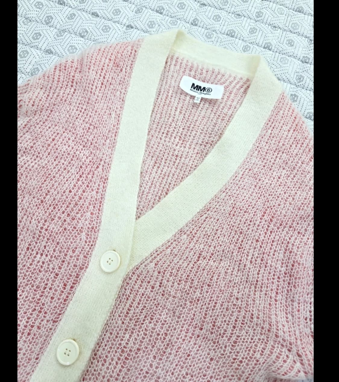 MM6 메종마르지엘라 핑크 가디건 55 상품이미지2