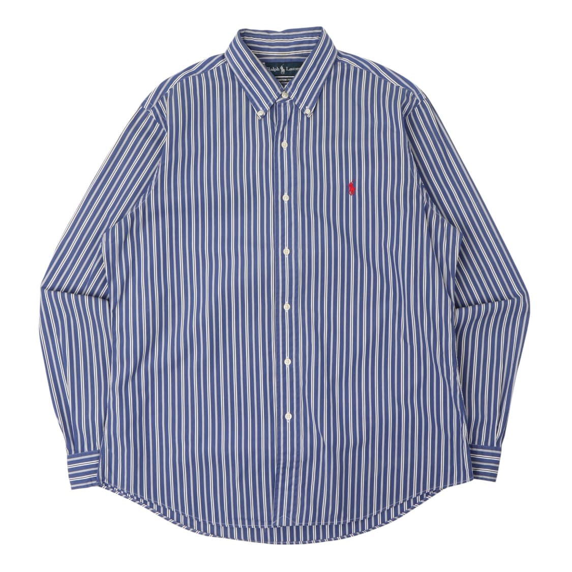 폴로 랄프로렌 네이비 스트라이프 커스텀핏 셔츠 상품이미지1