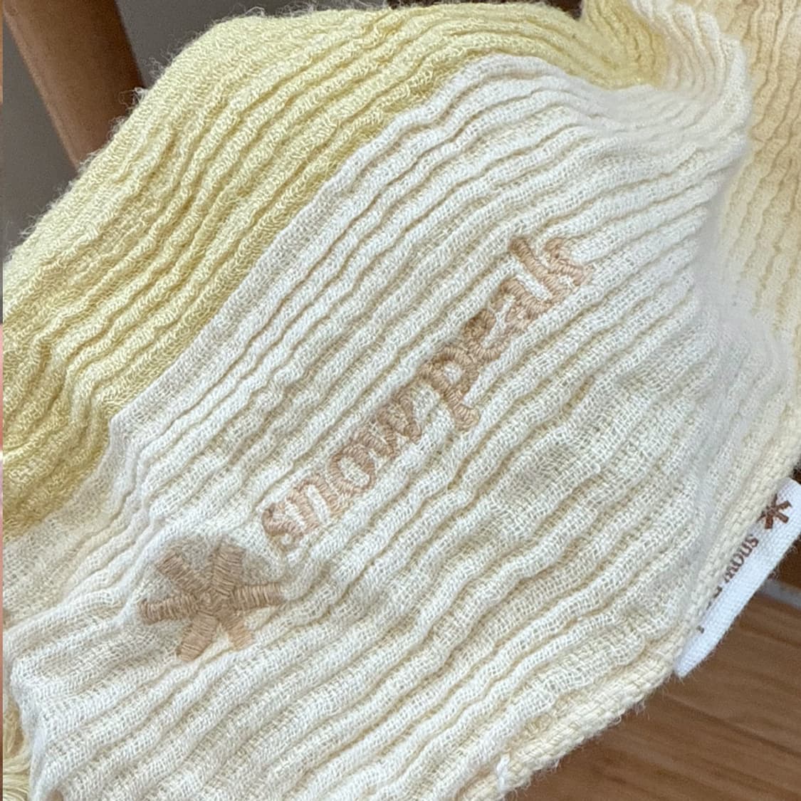 [SNOW PEAK] 소프트 레몬 크링클 머플러 상품이미지7