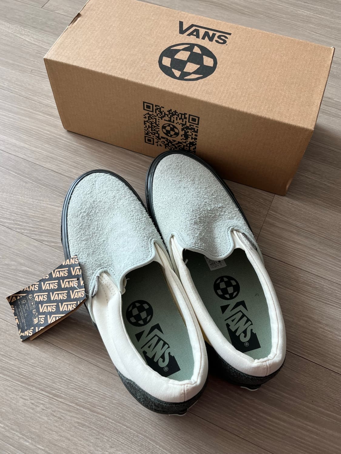 슬립온 리이슈 98 - 블랙:라이트 그린 상품이미지1