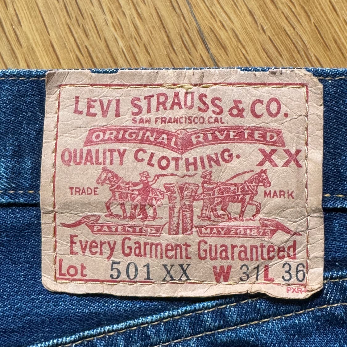 90’s Levi’s USA made 501XX 사이즈31 상품이미지3