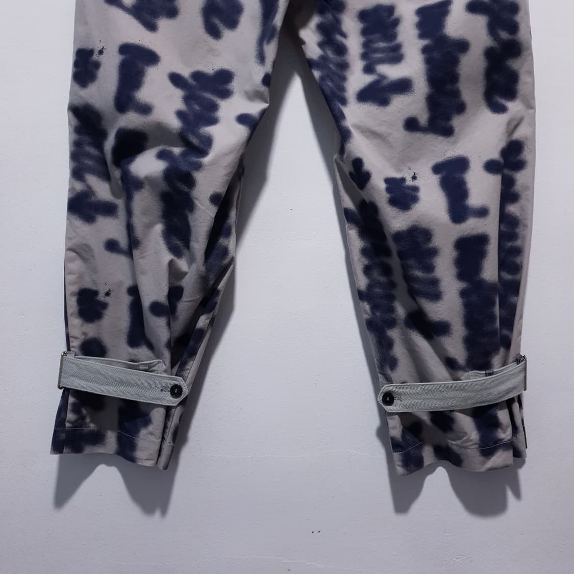 L) 예스아이씨 두들 스트랩 레터링 와이드 팬츠 바지 (34-35인치 상품이미지9