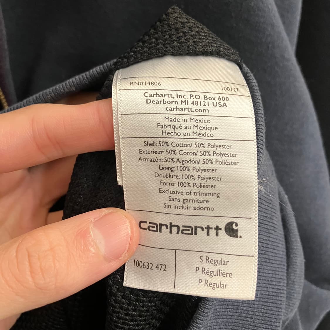 N136 칼하트 레인디펜더 써멀 후드집업 상품이미지3