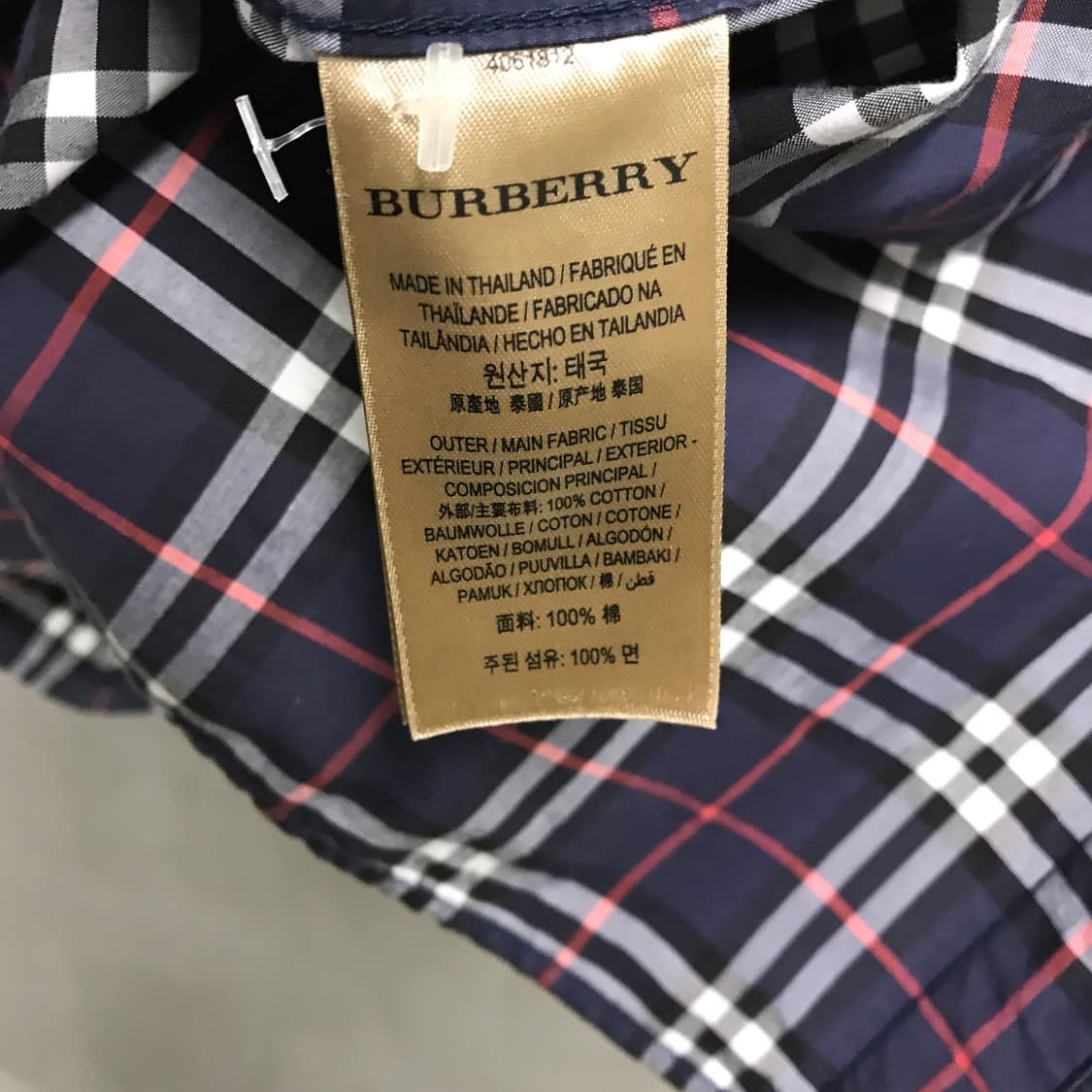 버버리 긴팔 셔츠 L 상품이미지6