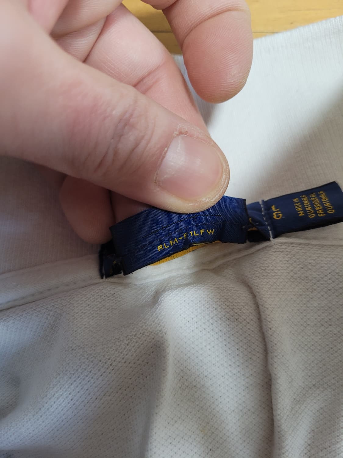 정품 폴로 랄프로렌 화이트 반팔 카라티 상품이미지4