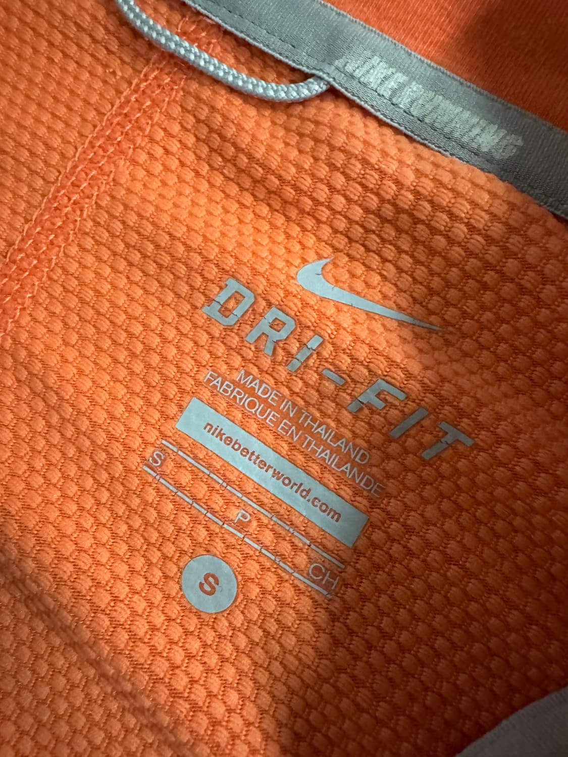 여성 나이키 러닝 드라이핏 기능성 집업 s 오렌지 상품이미지3