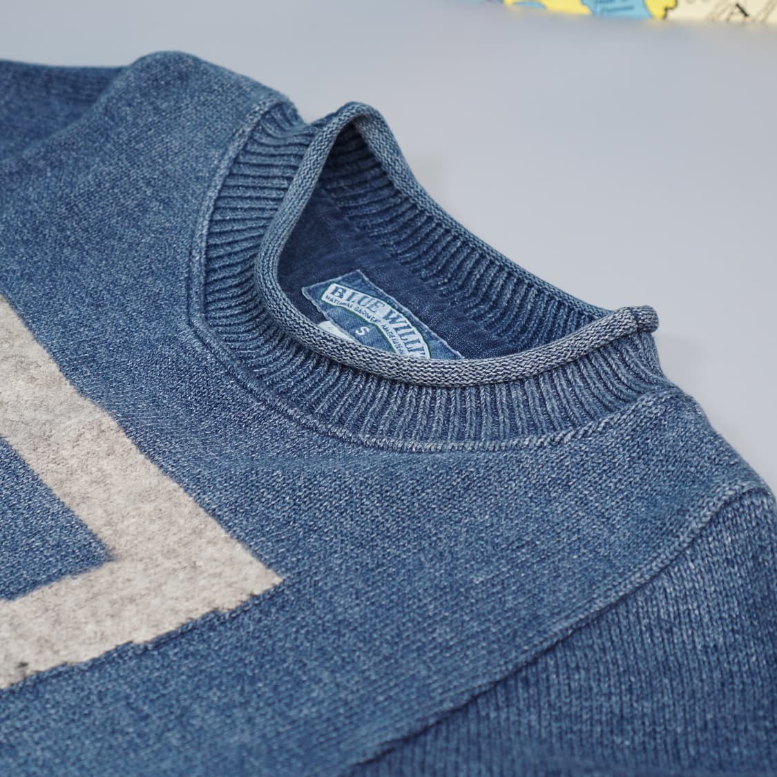 덴마크 Blue Willis 인디고 니트 상품이미지5