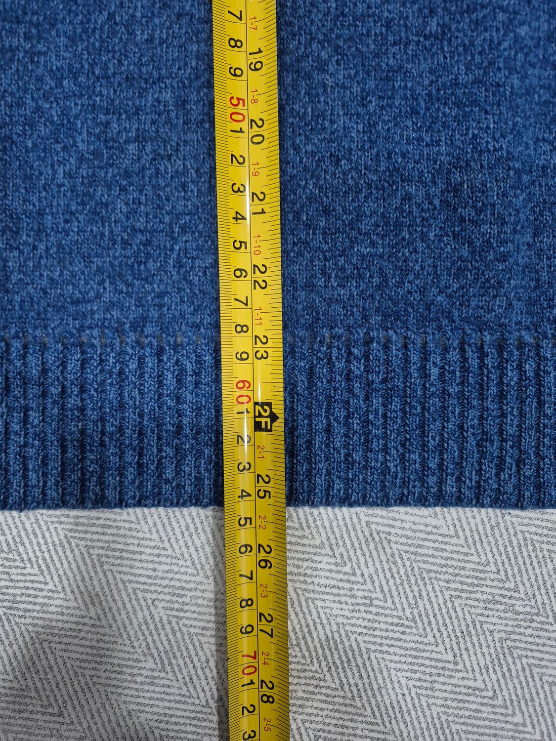 캠브리지맴버스 블루 하프넥 니트 스웨터 남성 95사이즈 상품이미지9