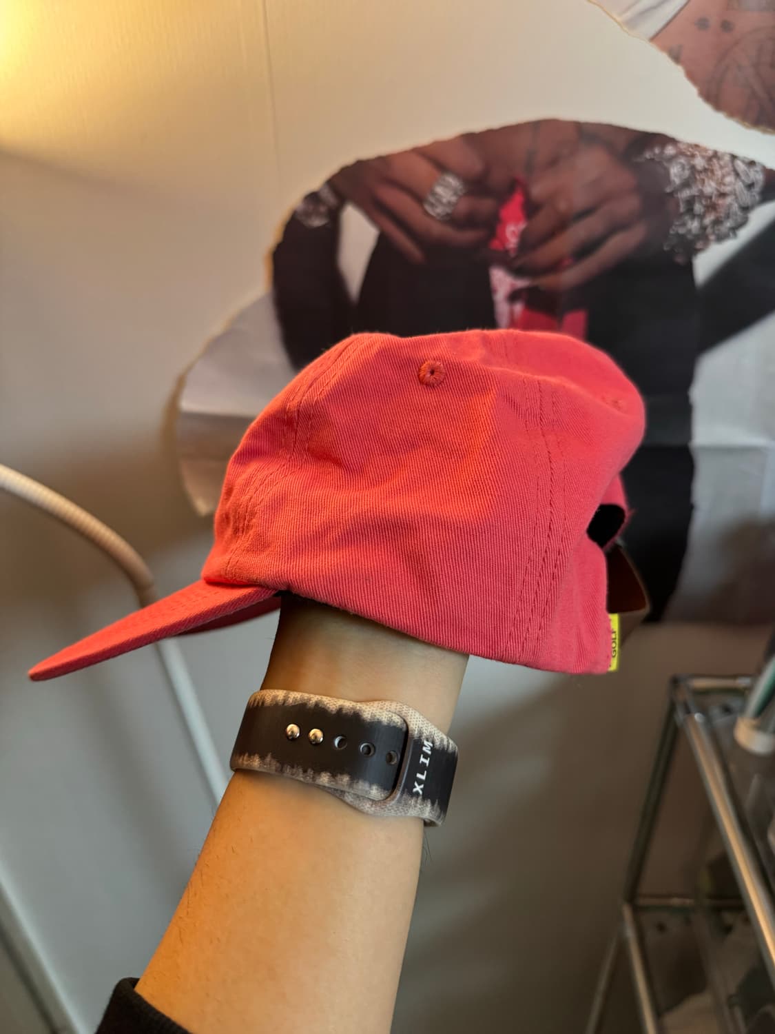 골프왕 타일러더크리에이터 볼캡 오렌지 핑크 상품이미지4