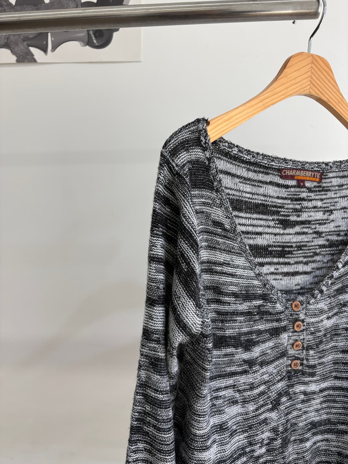 CHARMBERRYTIC 브이넥니트 상품이미지3