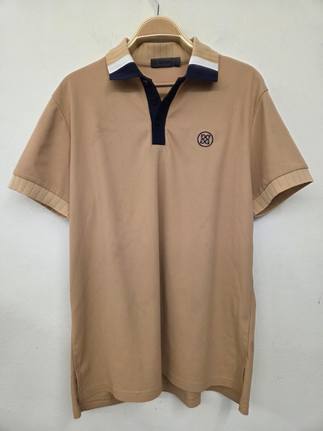 지포어 골프 반팔 카라티 L 베이지 상품이미지1