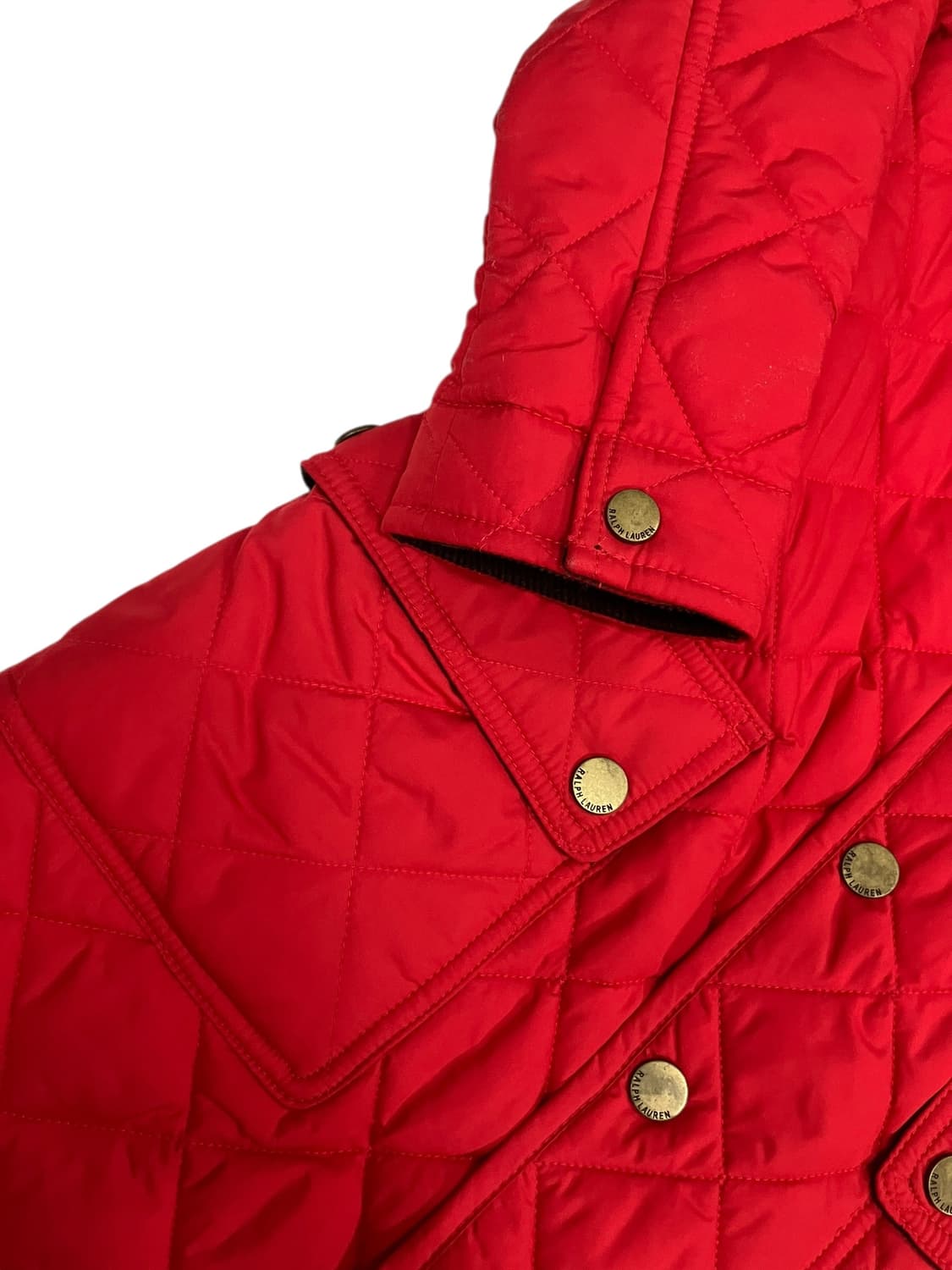 랄프로렌 키즈 레드 퀄팅 자켓 S(7) 상품이미지4