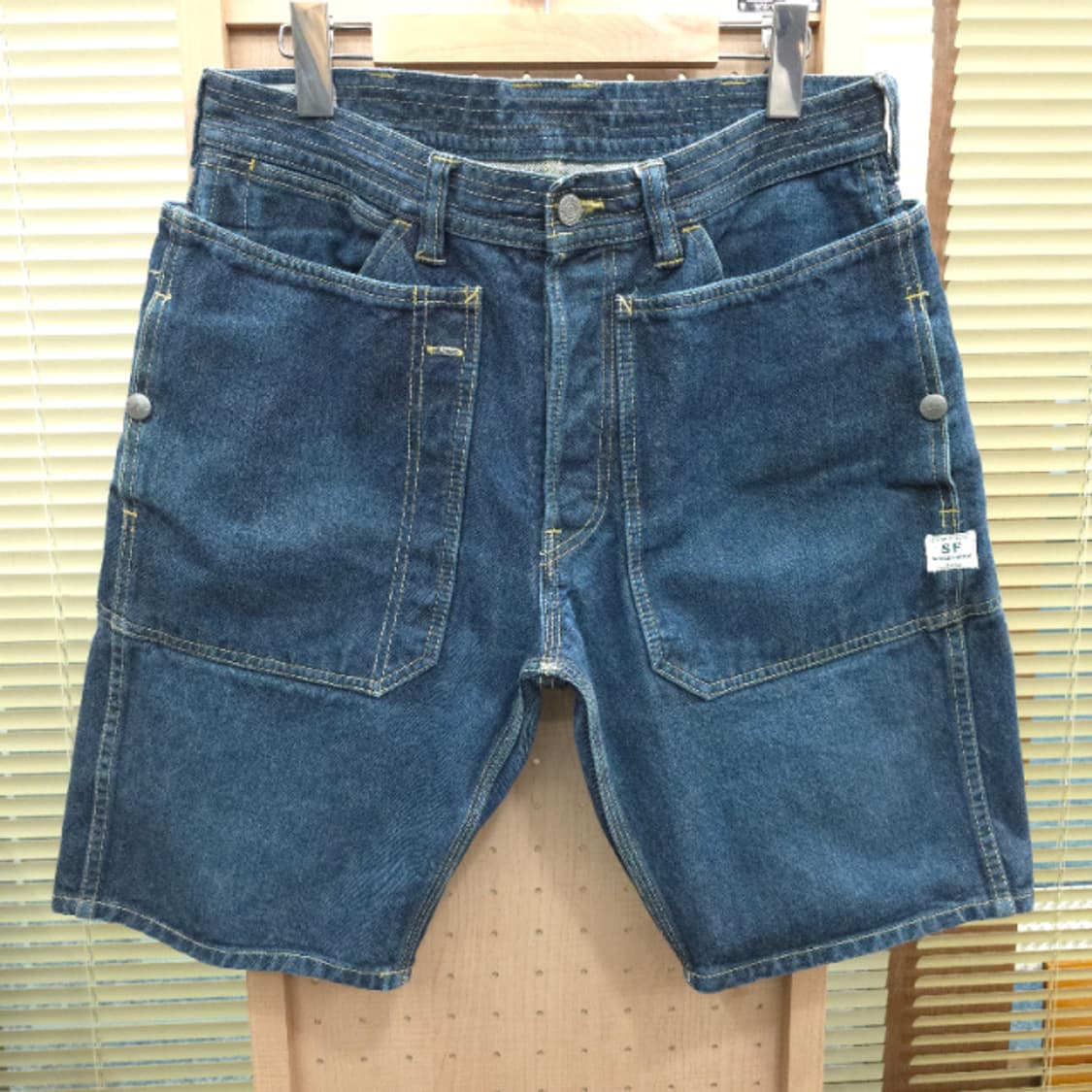 SASSAFRAS Fall Leaf Pants 데님쇼츠(L 상품이미지2