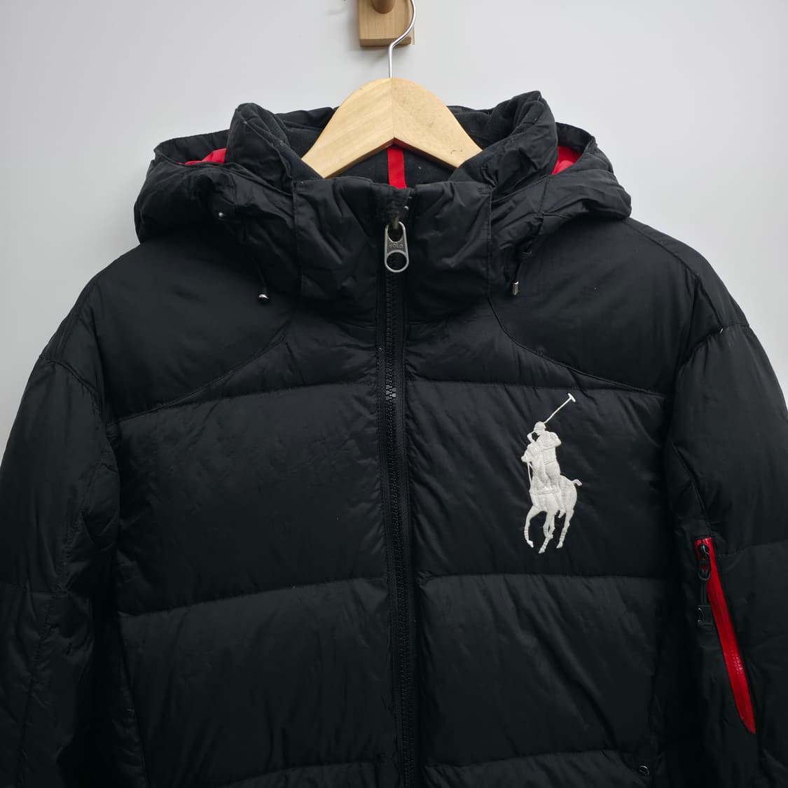 [L] 폴로 랄프로렌 블랙 빅포니 패딩 상품이미지2