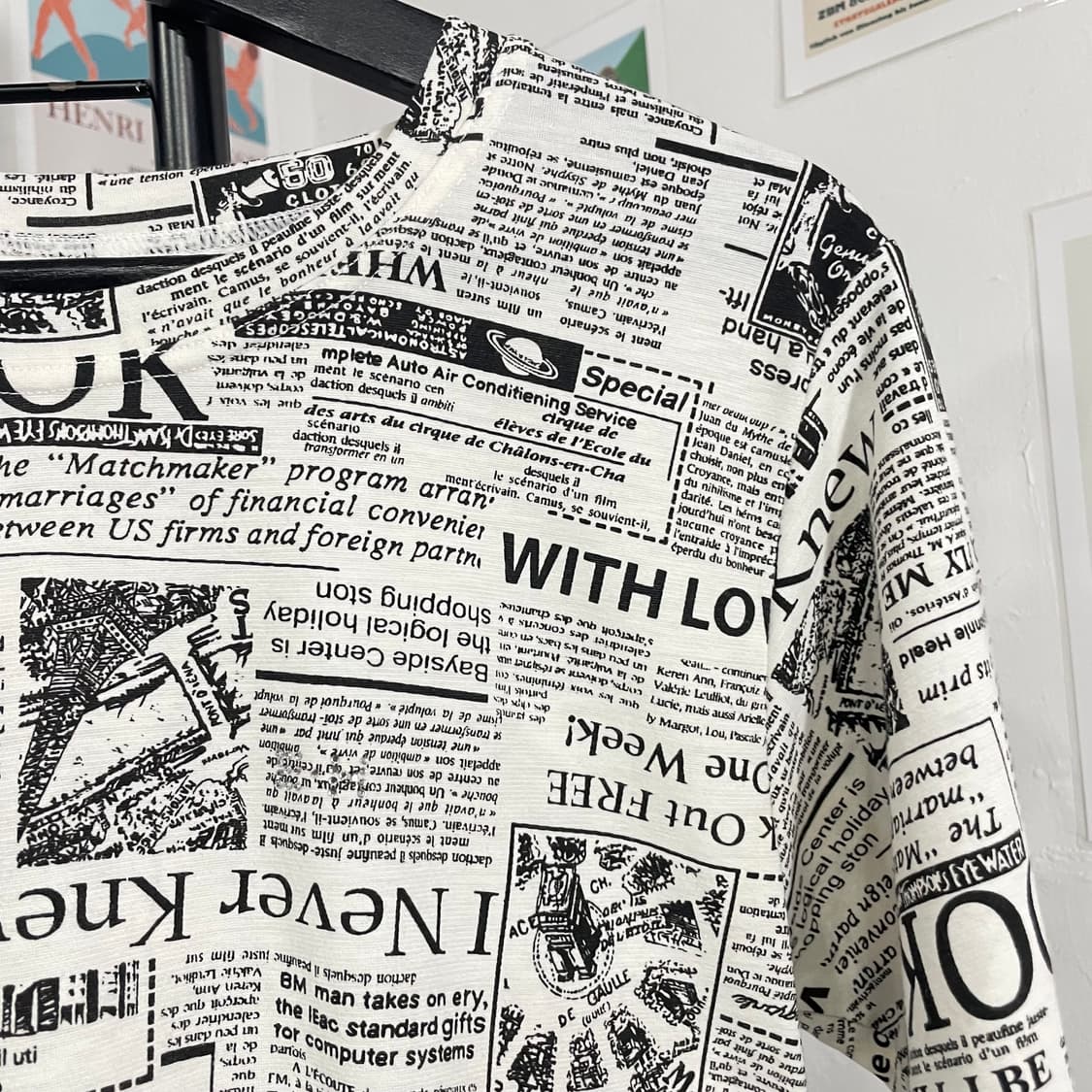 펑크 레터링 반팔 티셔츠 상품이미지6