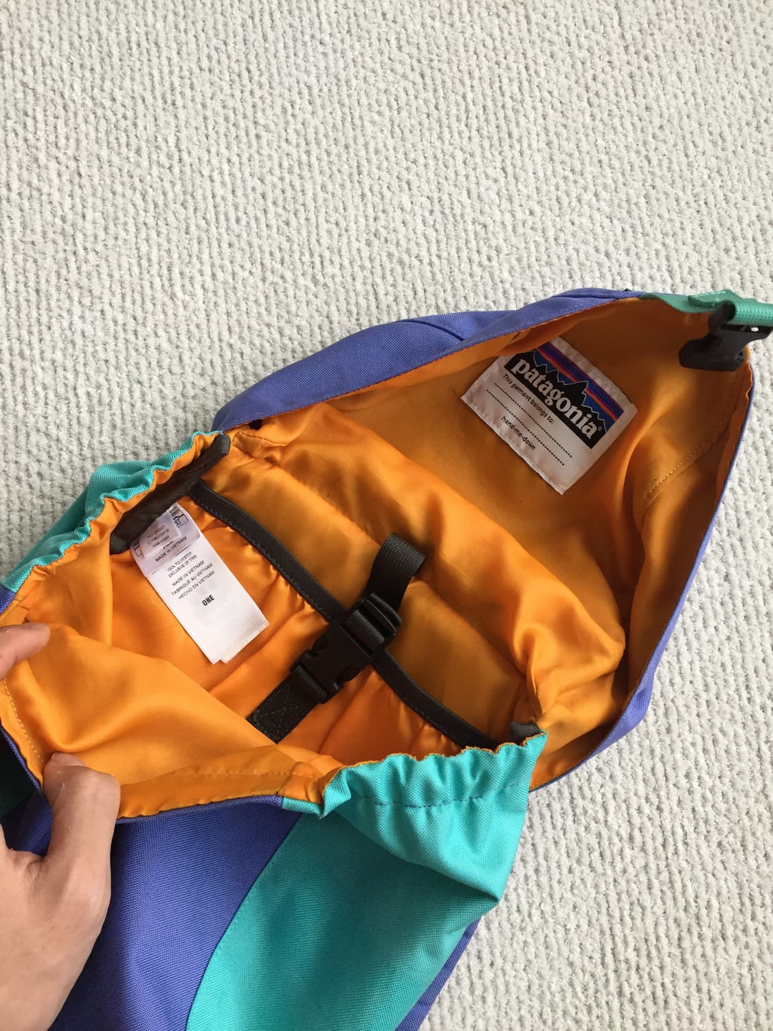 파타고니아 15L 백팩 퍼플 민트 상품이미지8