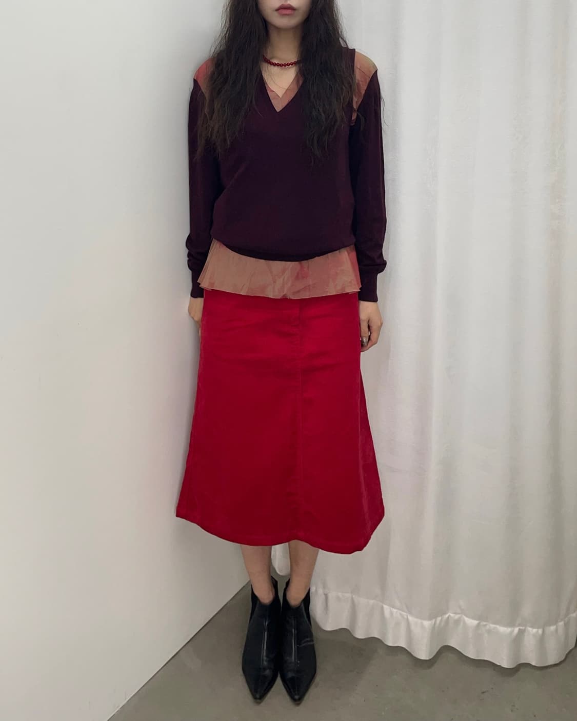 sacai 레이어드 니트 상품이미지2