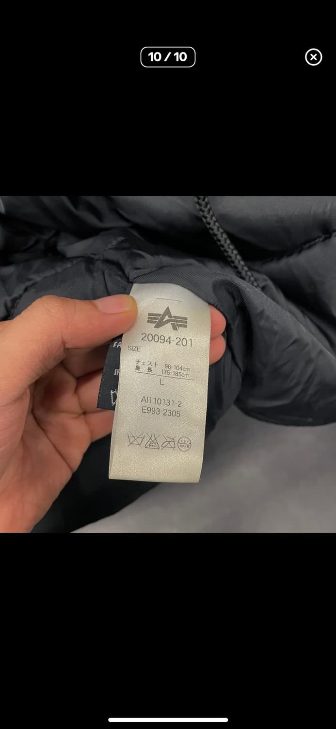 알파 인더스트리 N3B 퍼 후드야상자켓 밀리터리 오리지널 상품이미지10