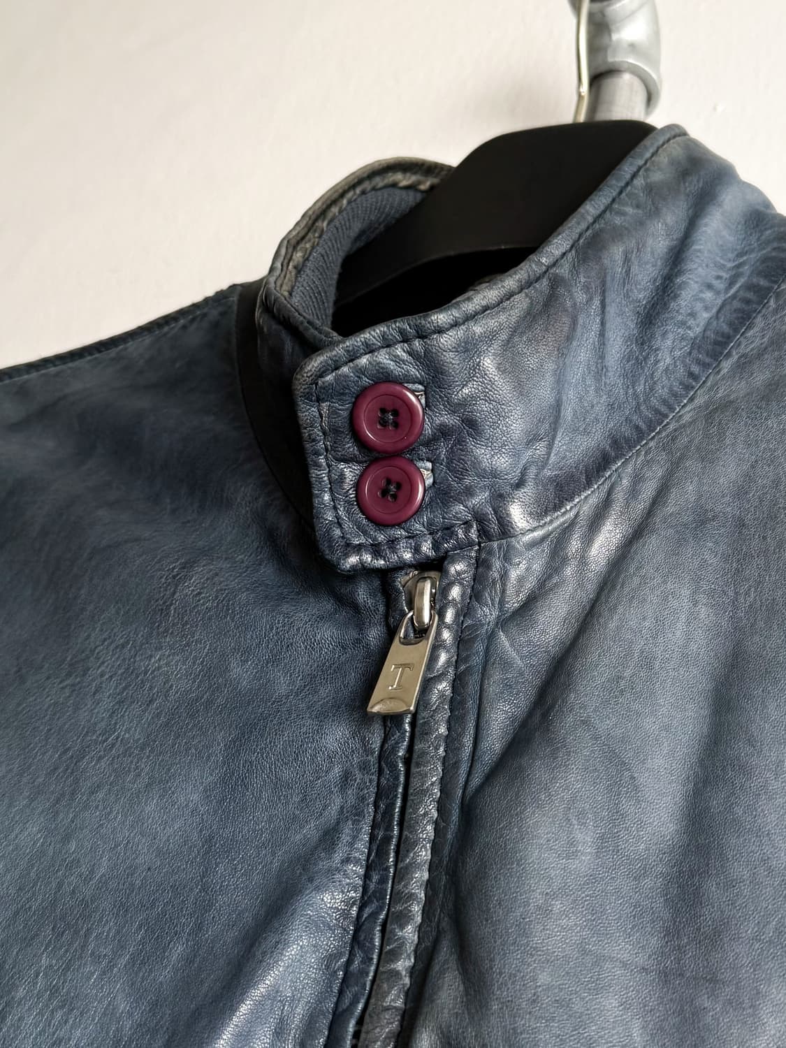  Torras Lambskin Leather Bomber Jacket 상품이미지3