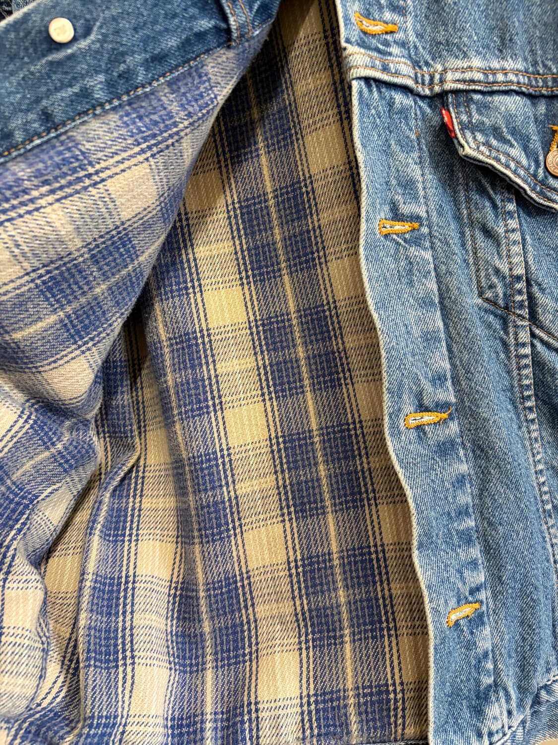 N127. 90s usa 리바이스 청자켓 상품이미지5