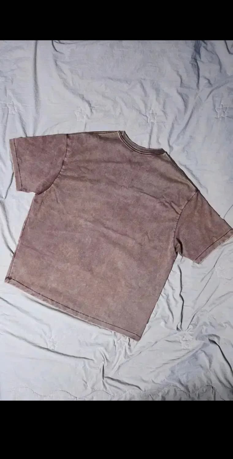 (xl) 블랙아웃 블리치 티셔츠 브라운 상품이미지2