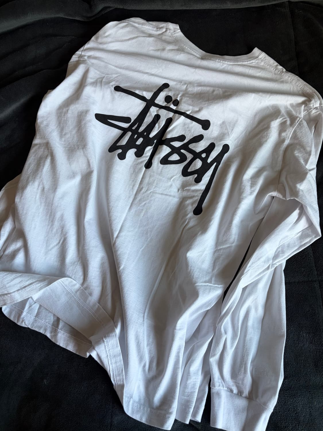 스투시 화이트 롱슬리브 상품이미지2