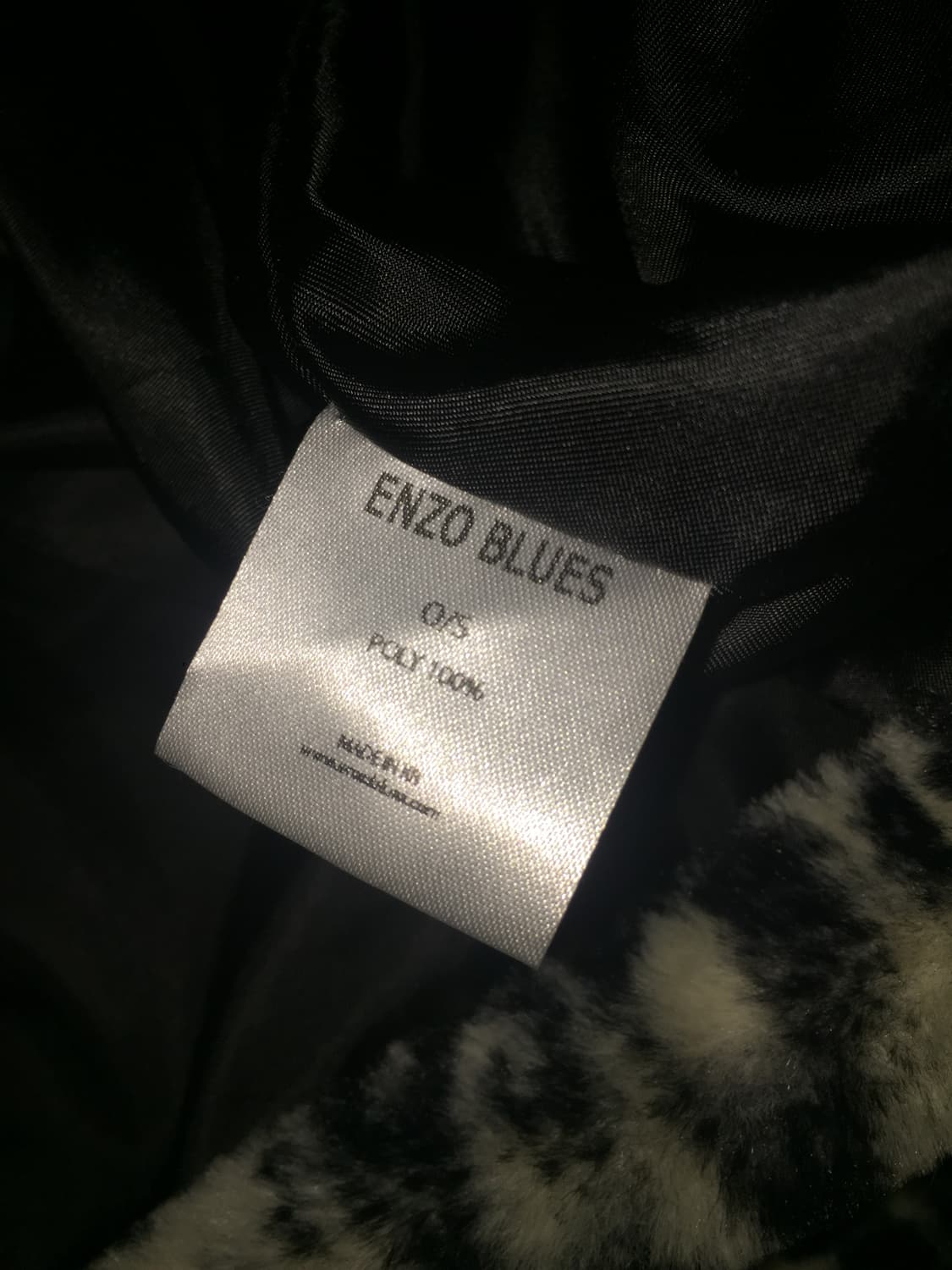 ENZO BLUES 엔조블루스 호피 레오파드 퍼자켓 아우터 갸루 오네갸루 상품이미지5