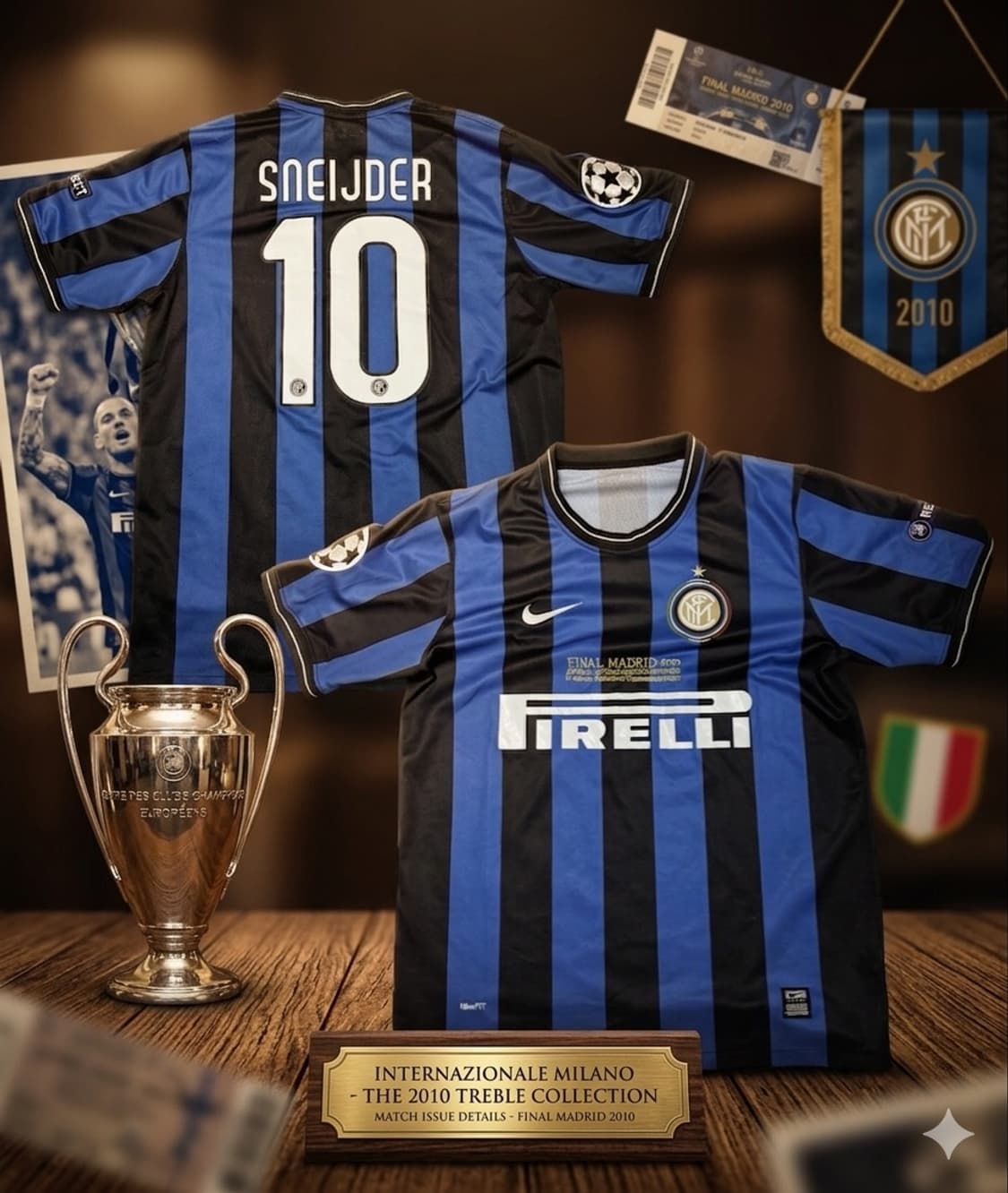 세리에A 09/10 인터밀란 스네이더 유니폼 팝니다 상품이미지1