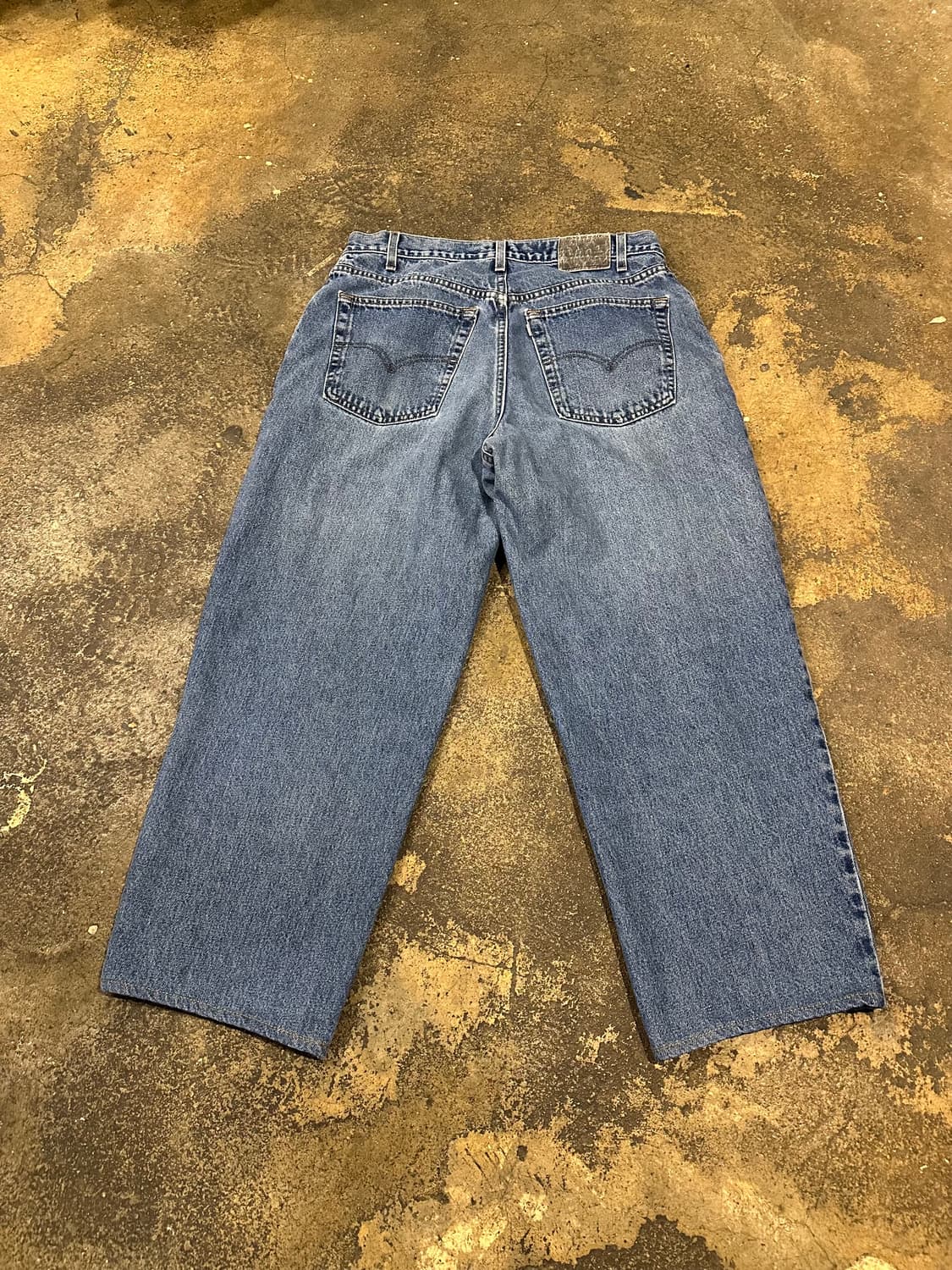 빈티지 90s 리바이스 실버탭 배기 데님 팬츠 상품이미지2