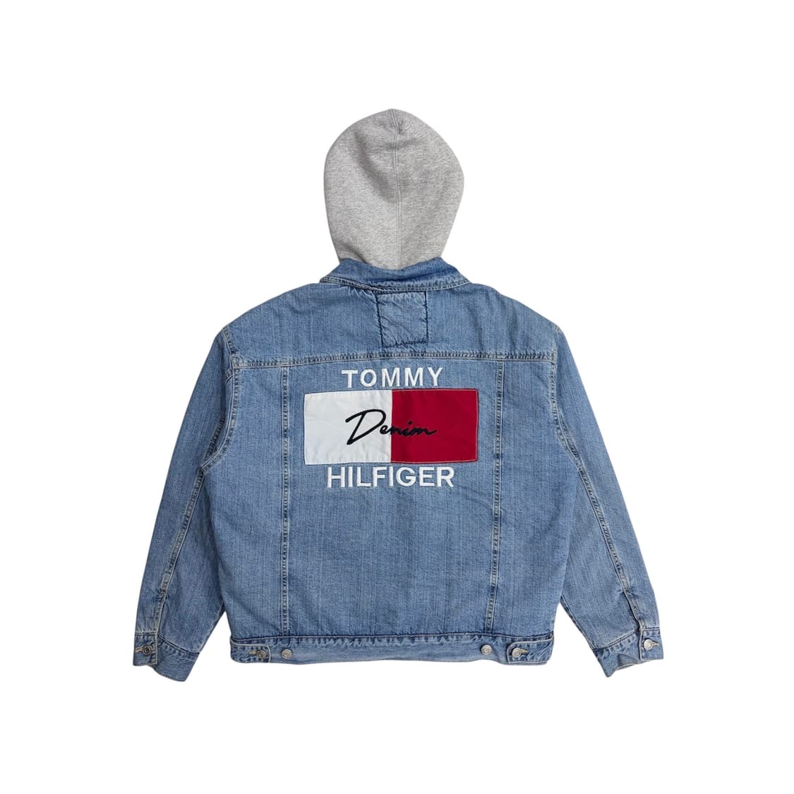 타미 힐피거 빅로고 양털 청자켓 데님 자켓 105 xl 상품이미지1