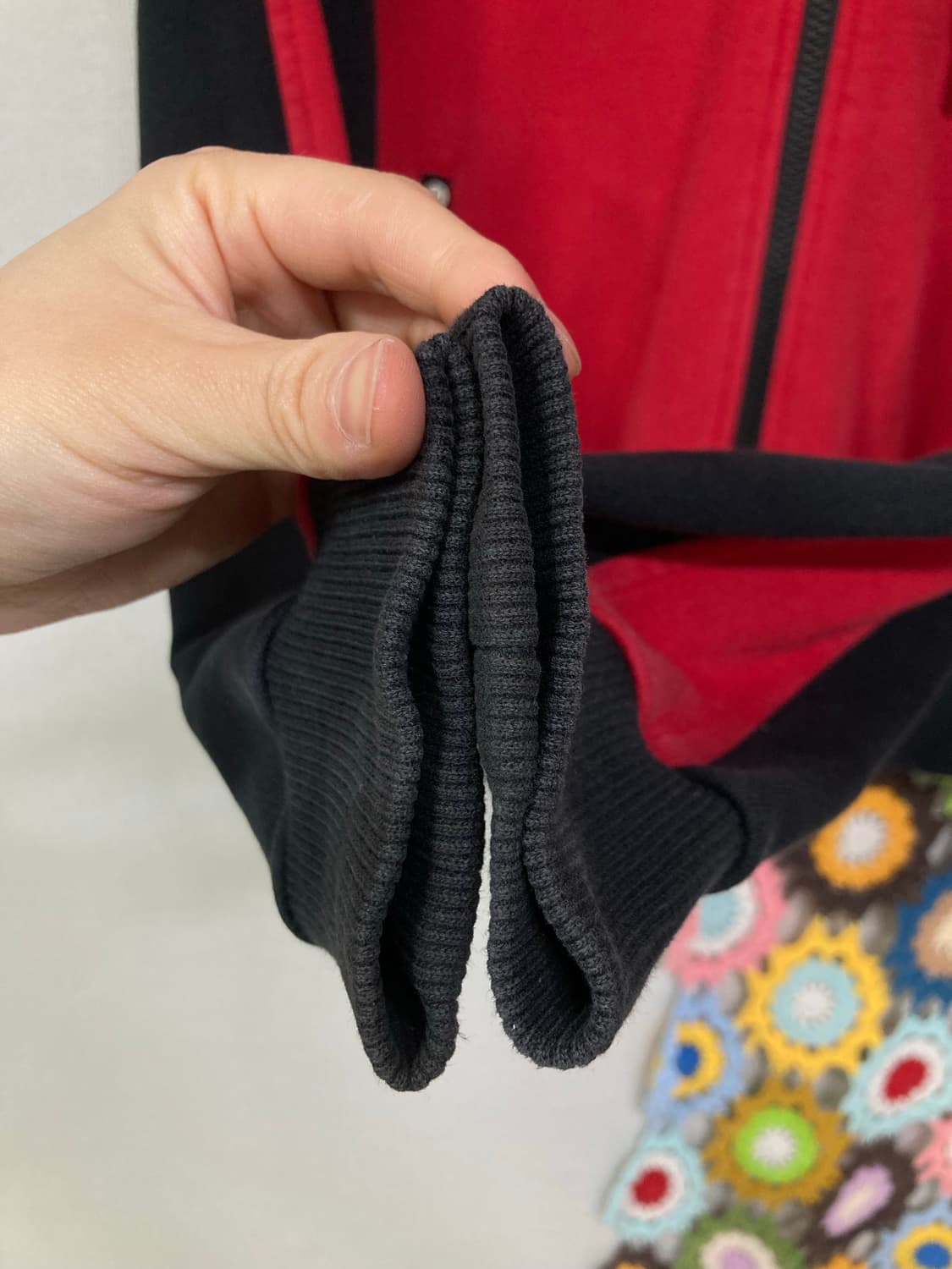 (희귀템) 에비수 남녀공용 파이어버드 후드집업 _ 검빨 M 상품이미지7