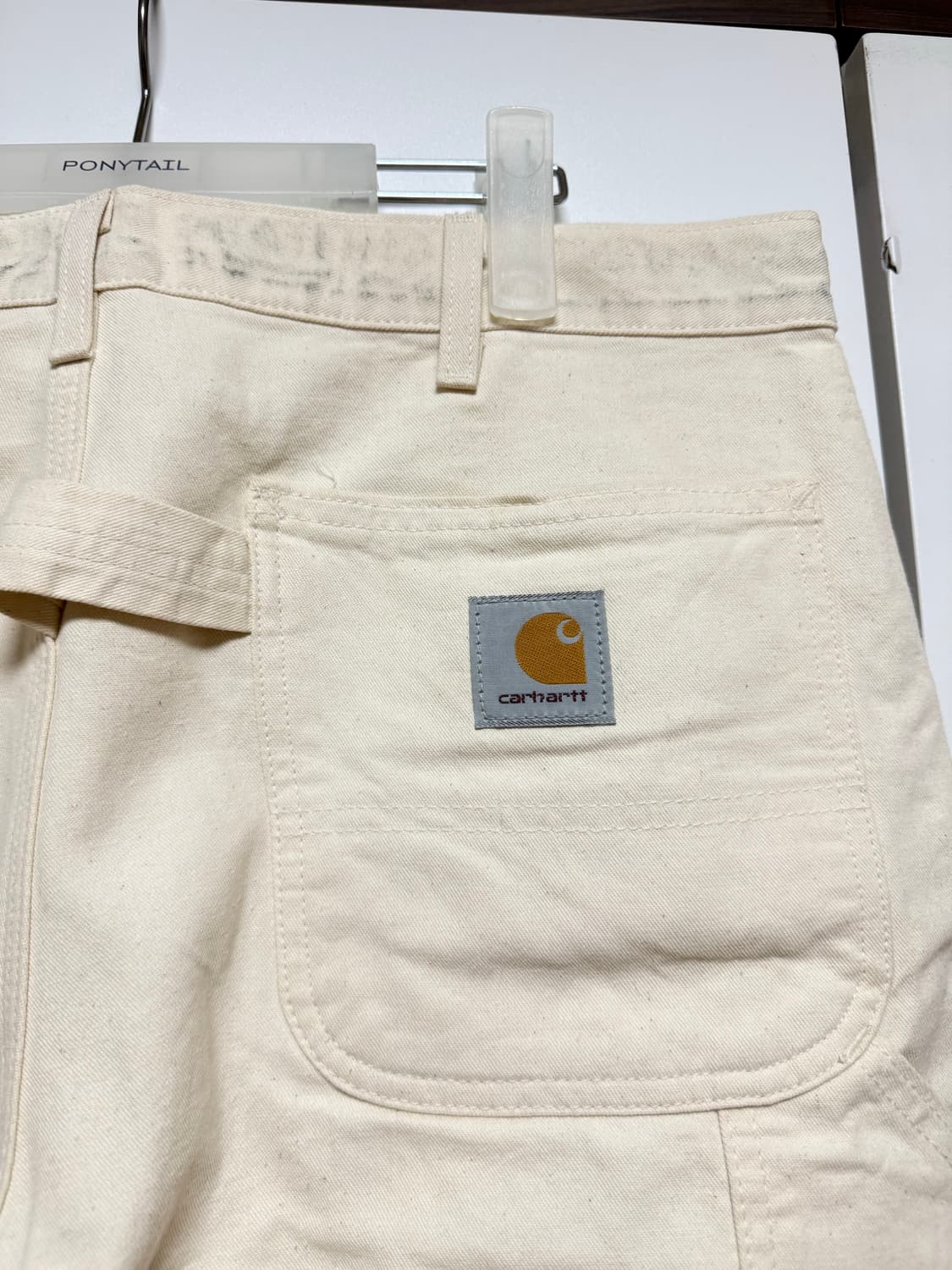 00s 빈티지 칼하트 카펜터팬츠 네츄럴 (34x30) 상품이미지4