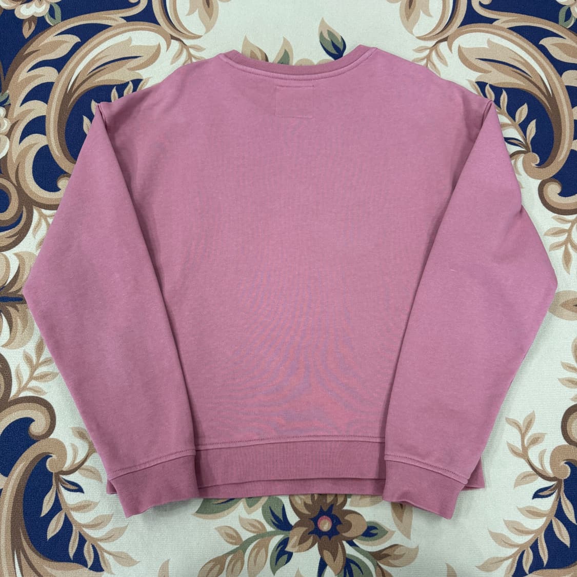 (우먼즈M)아르마니 익스체인지 스터드 로고 맨투맨(핑크) 상품이미지6