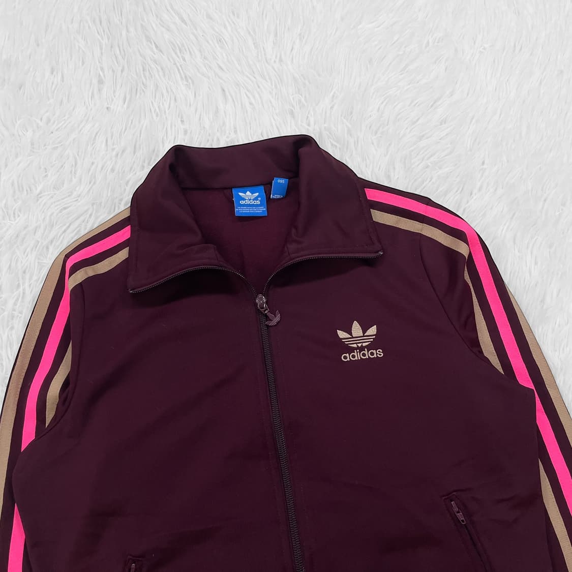 아디다스 파이어버드 트랙탑 져지 버건디 상품이미지3