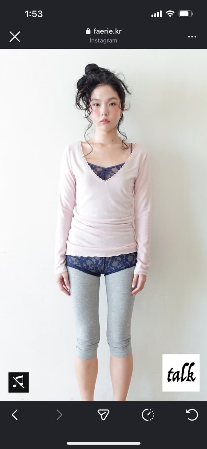 샵페어리 iris long top pink 상품이미지1