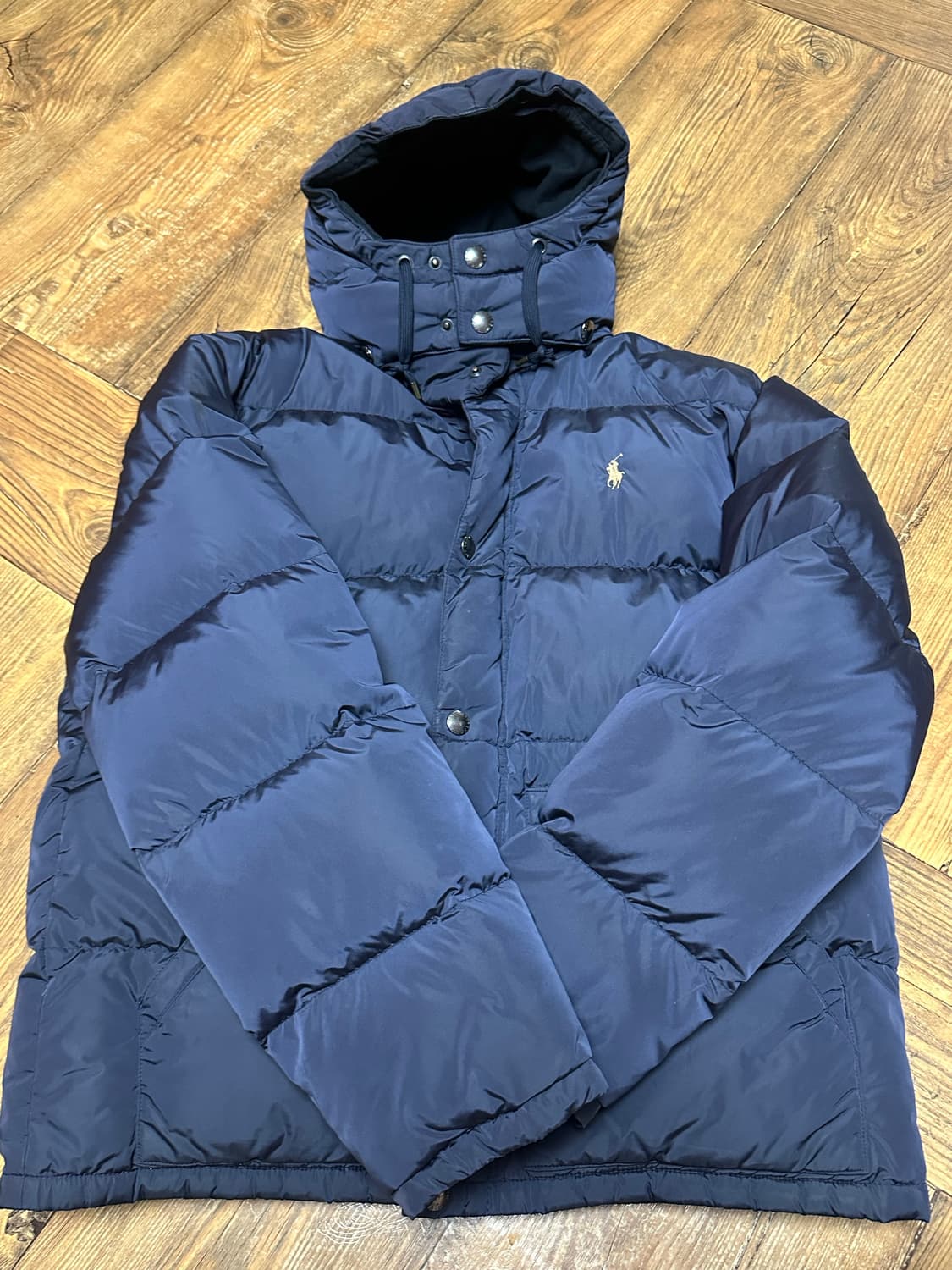 (상태 좋음) 폴로 랄프로렌 정품 네이비 패딩 점퍼 XL 상품이미지1
