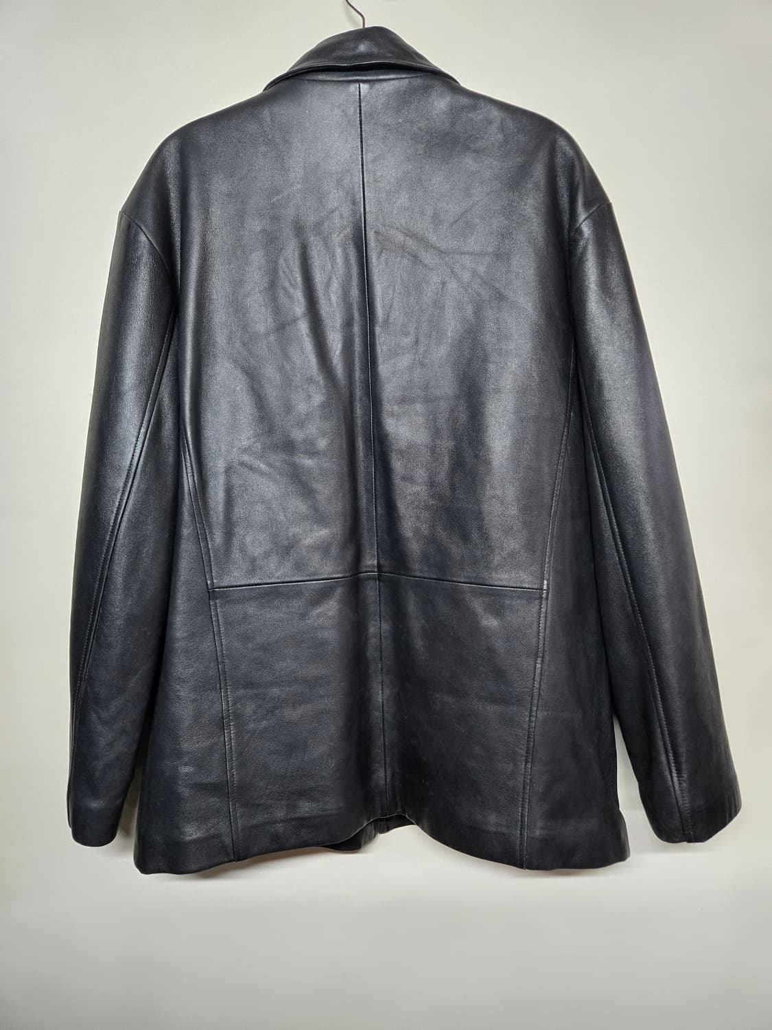 TREBISE 검정색 양 가죽 자켓 105 상품이미지2