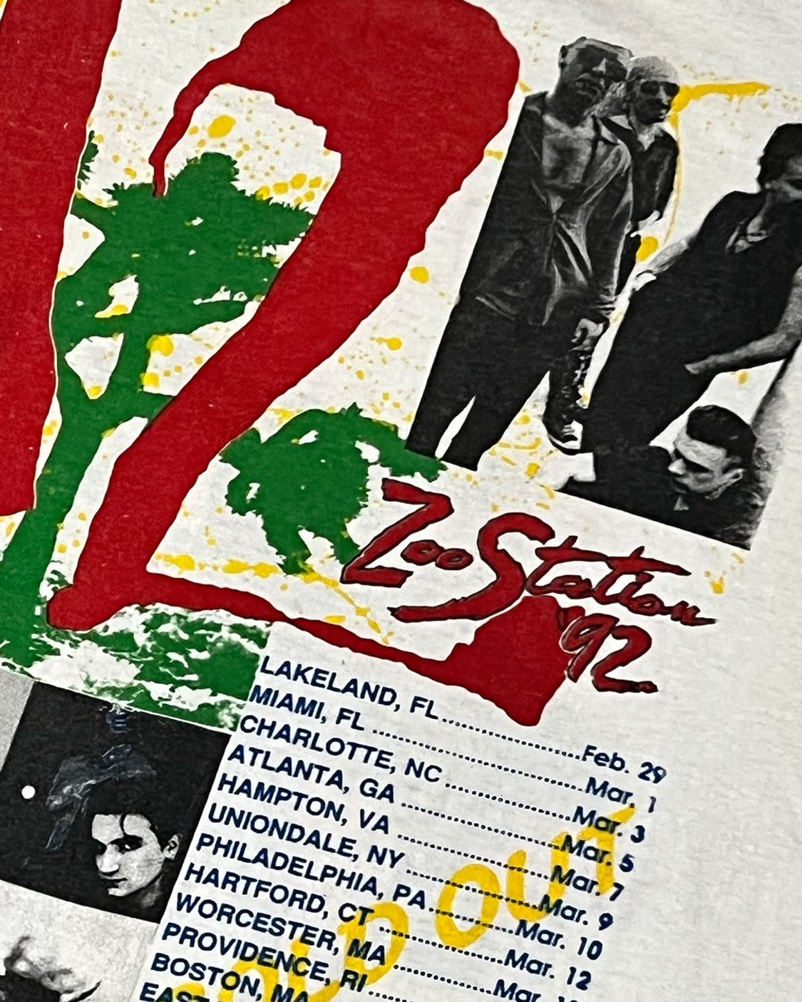 92’s U2 Zoo Station Shirt 상품이미지4